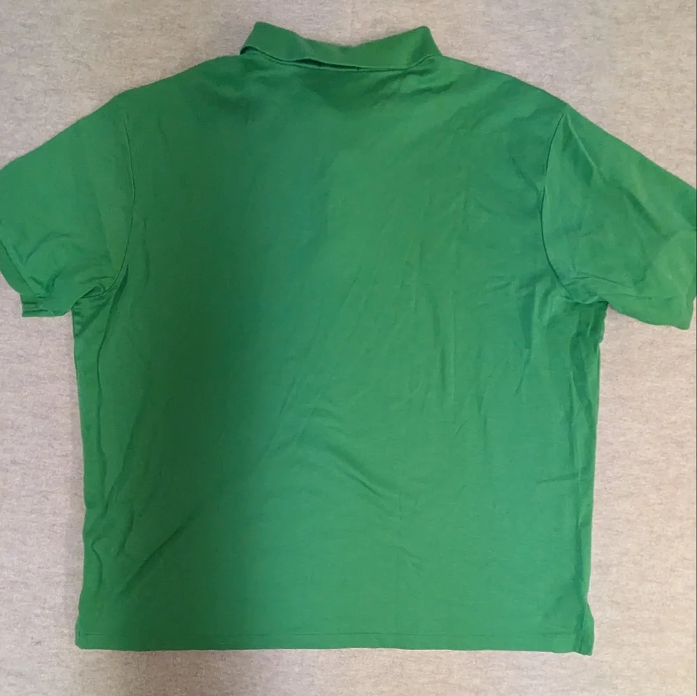 Polo Ralph Lauren Kelly Green Men's 100% Cotton Polo Shirt W Embroidered Logo 2X